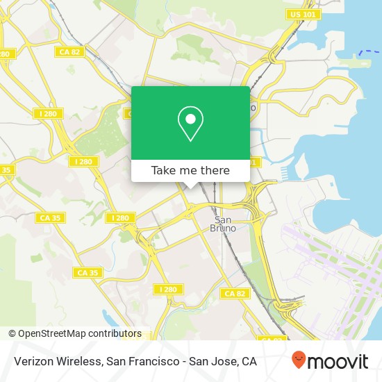 Verizon Wireless map