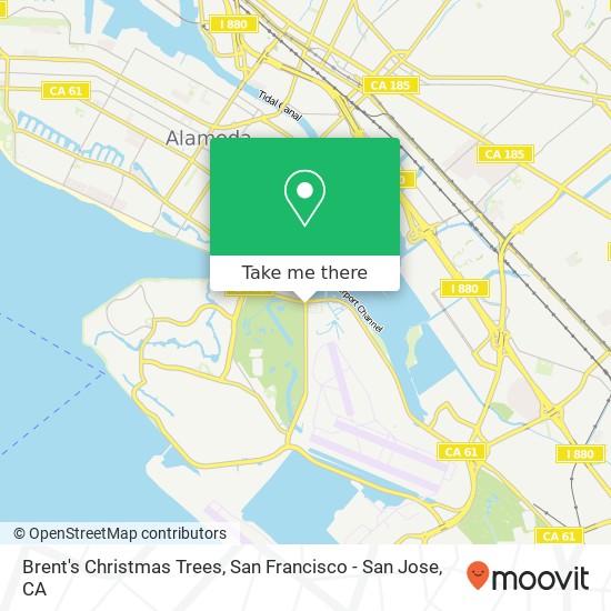 Brent's Christmas Trees map