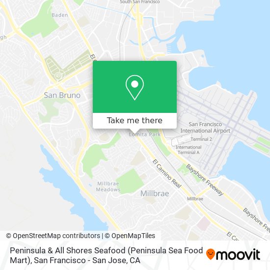 Peninsula & All Shores Seafood (Peninsula Sea Food Mart) map