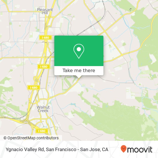 Mapa de Ygnacio Valley Rd