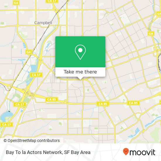 Bay To la Actors Network map