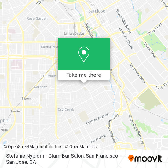 Stefanie Nyblom - Glam Bar Salon map