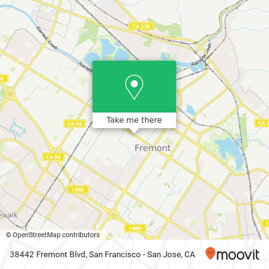 38442 Fremont Blvd map