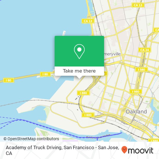 Academy of Truck Driving map