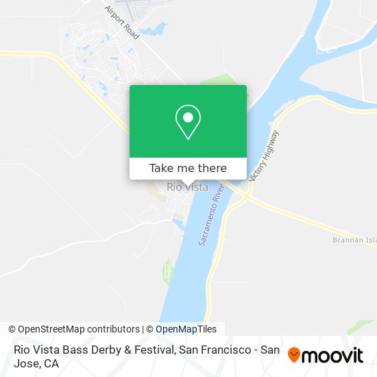 Mapa de Rio Vista Bass Derby & Festival