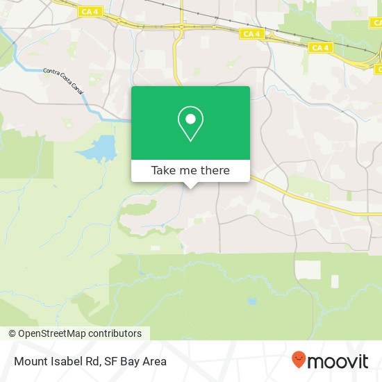 Mount Isabel Rd map