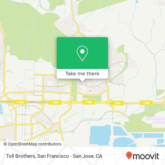 Toll Brothers map