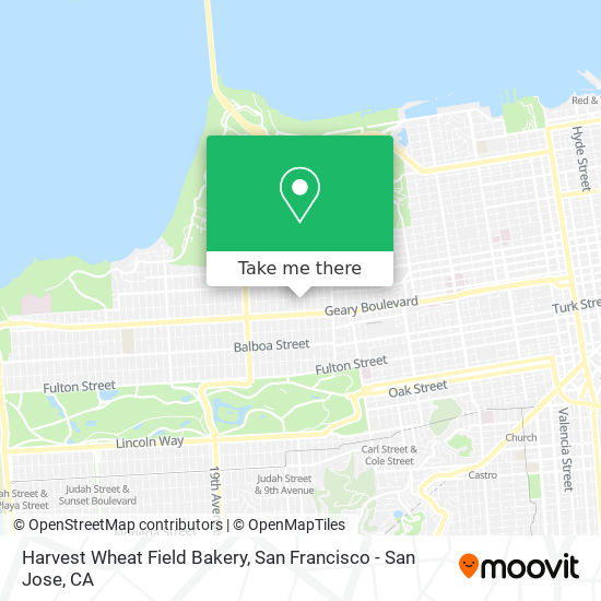 Mapa de Harvest Wheat Field Bakery