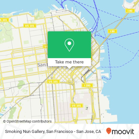 Mapa de Smoking Nun Gallery