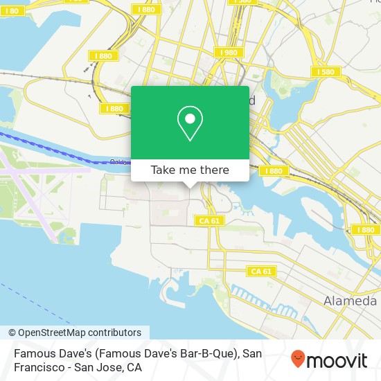 Famous Dave's (Famous Dave's Bar-B-Que) map