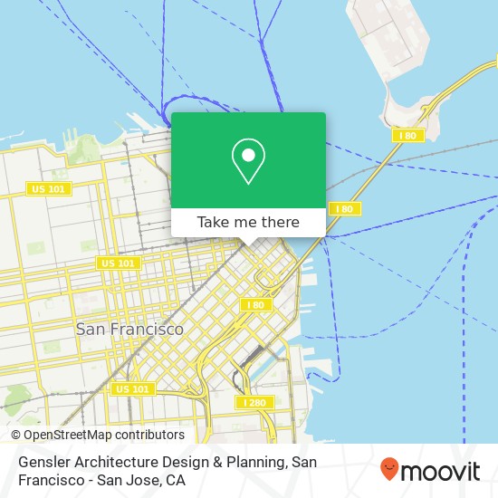 Mapa de Gensler Architecture Design & Planning