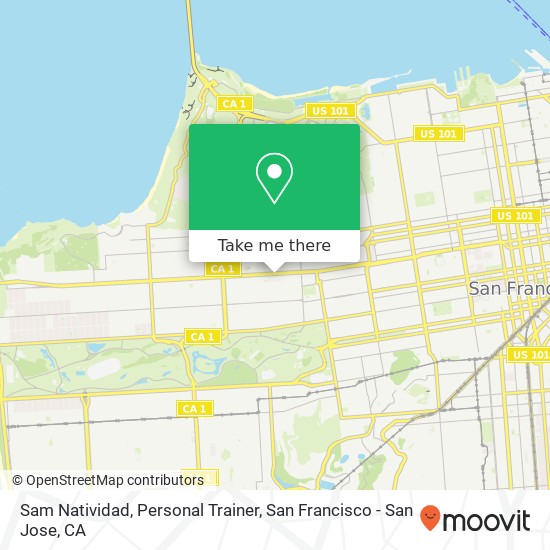 Sam Natividad, Personal Trainer map