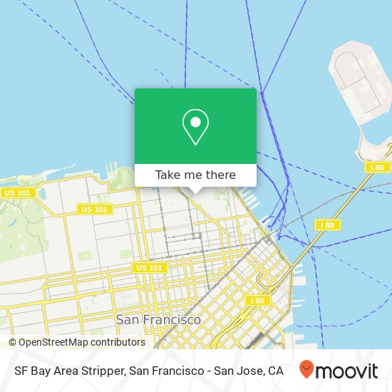 SF Bay Area Stripper map