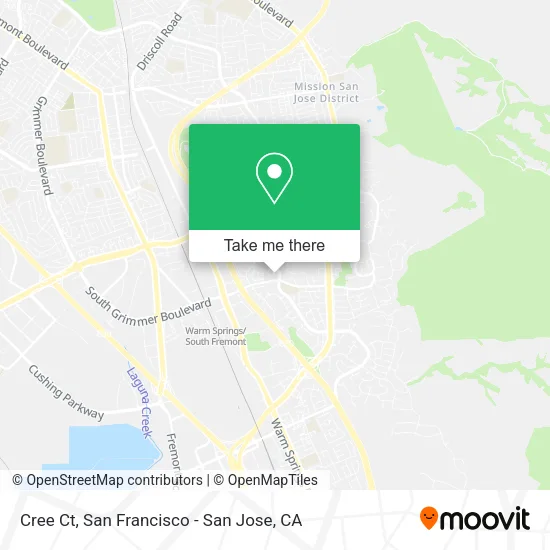 Mapa de Cree Ct