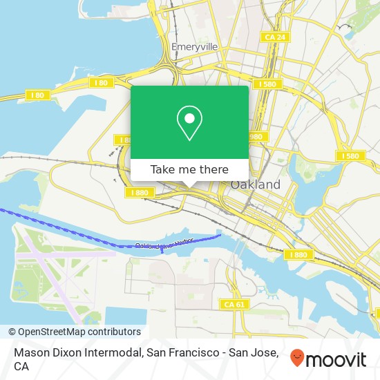 Mason Dixon Intermodal map