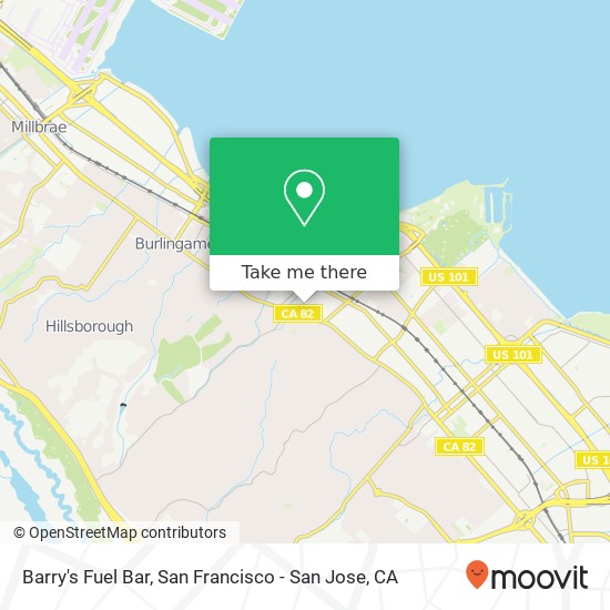 Barry's Fuel Bar map