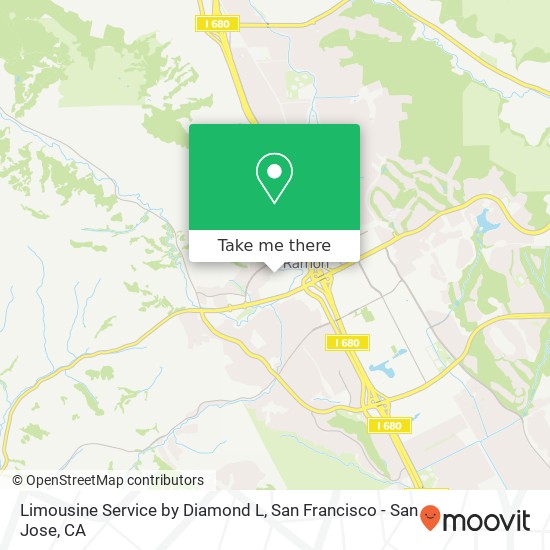 Mapa de Limousine Service by Diamond L