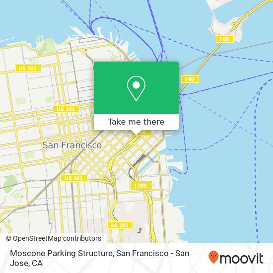 Mapa de Moscone Parking Structure