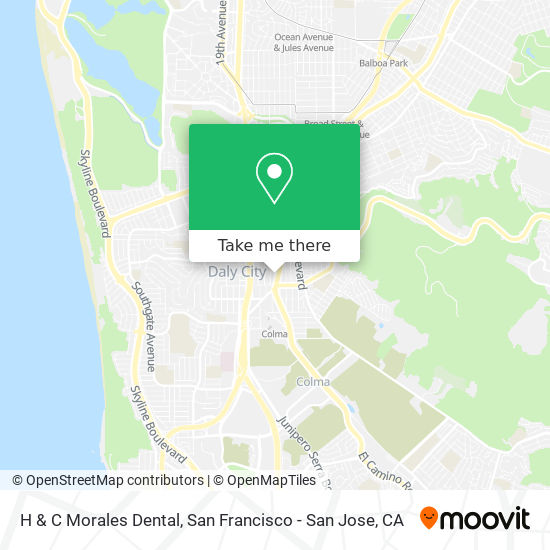 H & C Morales Dental map