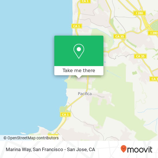 Marina Way map