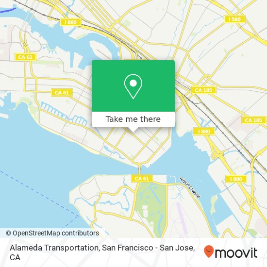 Alameda Transportation map