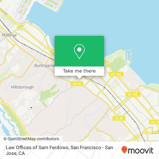 Mapa de Law Offices of Sam Ferdows