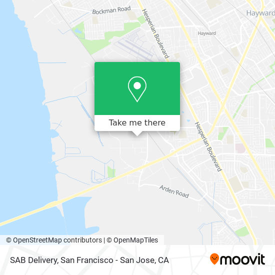 SAB Delivery map