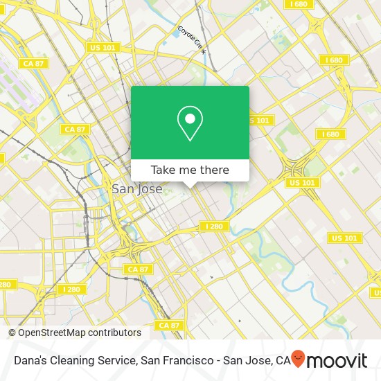 Dana's Cleaning Service map