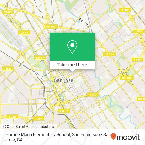 Horace Mann Elementary School map