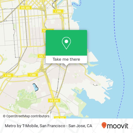 Metro by T-Mobile map