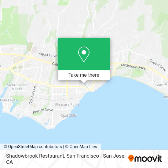 Shadowbrook Restaurant map