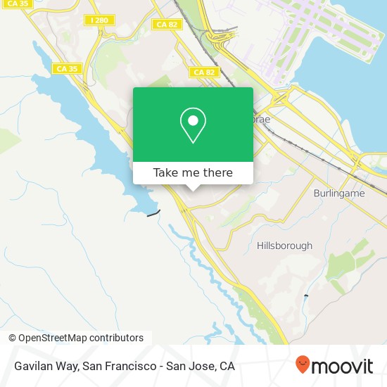 Gavilan Way map