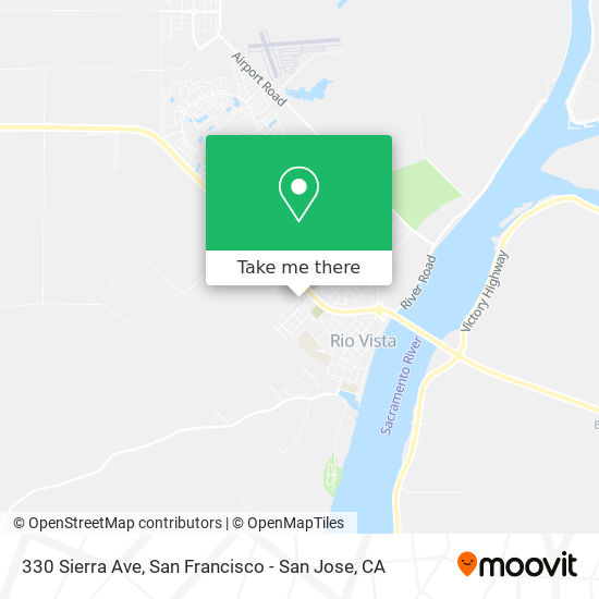 330 Sierra Ave map