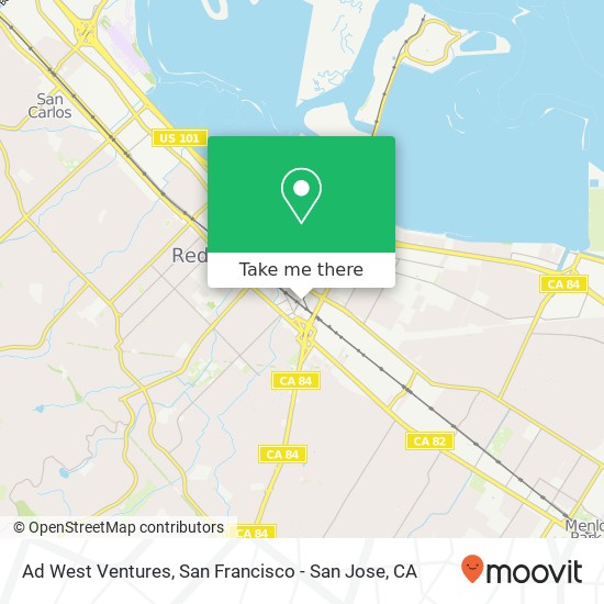 Ad West Ventures map