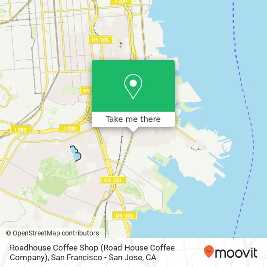 Roadhouse Coffee Shop (Road House Coffee Company) map
