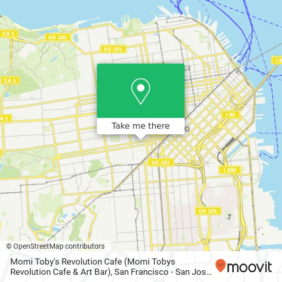 Momi Toby's Revolution Cafe (Momi Tobys Revolution Cafe & Art Bar) map