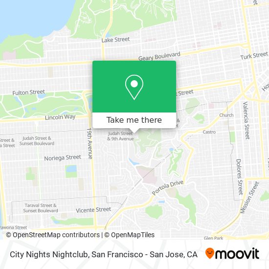 Mapa de City Nights Nightclub