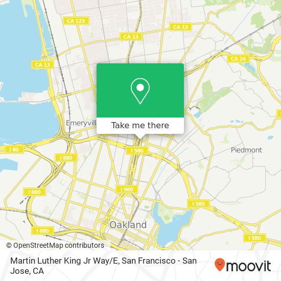 Mapa de Martin Luther King Jr Way/E