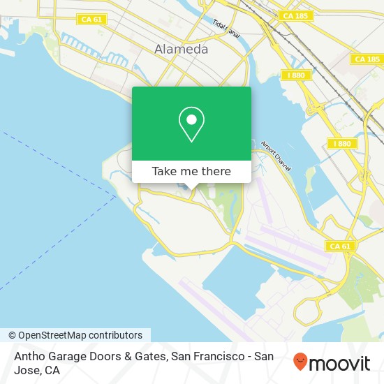 Antho Garage Doors & Gates map