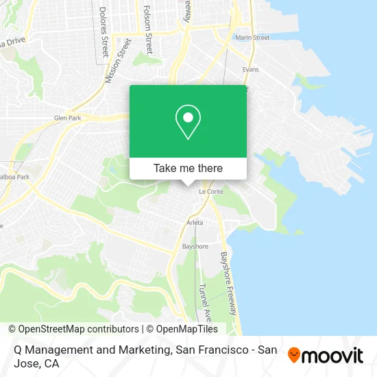 Q Management and Marketing map