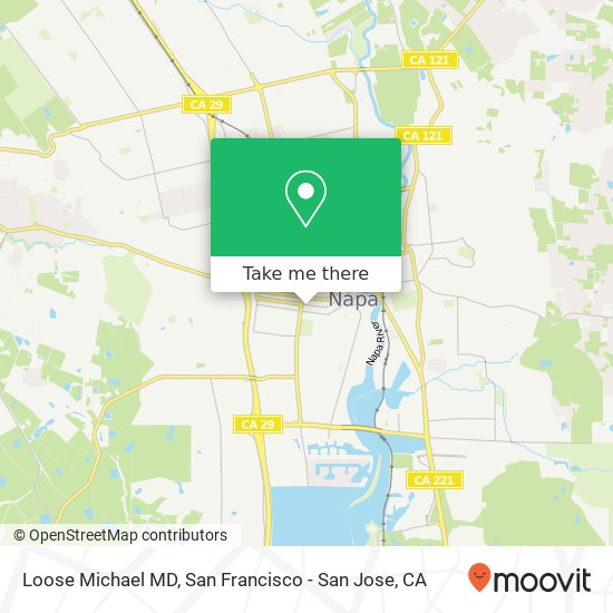 Loose Michael MD map