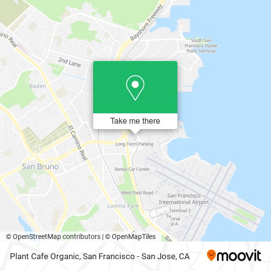 Plant Cafe Organic map