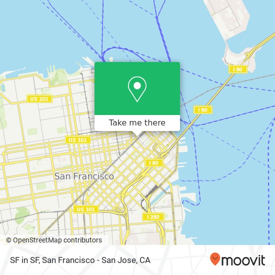 SF in SF map