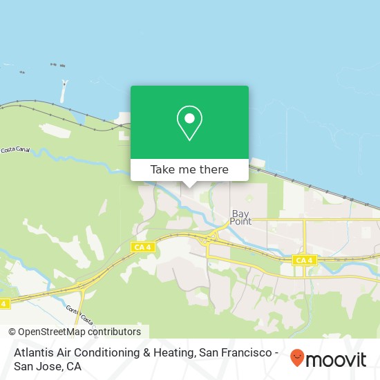 Atlantis Air Conditioning & Heating map