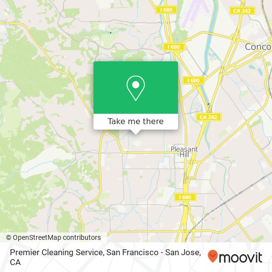 Premier Cleaning Service map