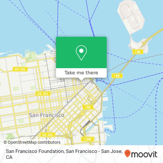 Mapa de San Francisco Foundation