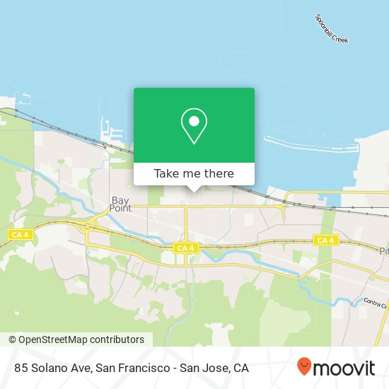 85 Solano Ave map