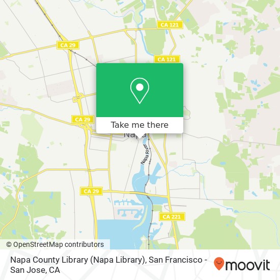 Mapa de Napa County Library (Napa Library)