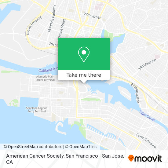 American Cancer Society map