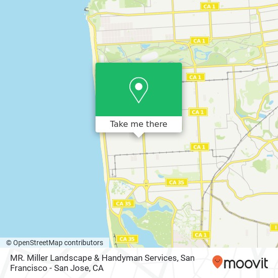 Mapa de MR. Miller Landscape & Handyman Services